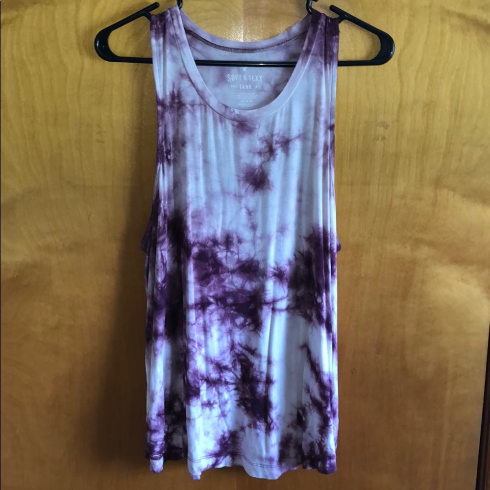 American Eagle Soft & Sexy Tie Dye Tank Top
